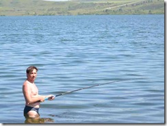 рыбалка на озере Белое