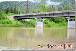 Мост через реку Лебедь